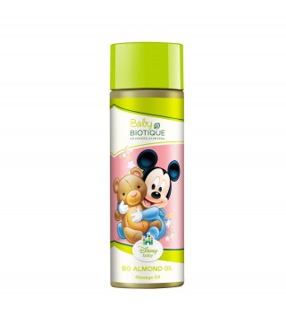 Biotique Advanced Ayurveda Bio Almond Disney Mickey Massage Oil, 200 ml